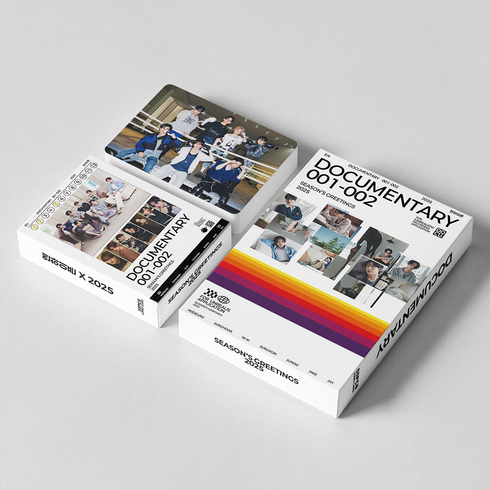 Enhypen '2025 Season's Greetings' 55-Piece Photocard Collector's Set
