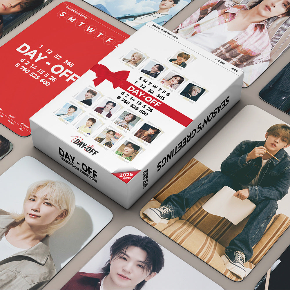 Seventeen '2025 Season's Greetings' 55-Piece Photocard Collector's Set