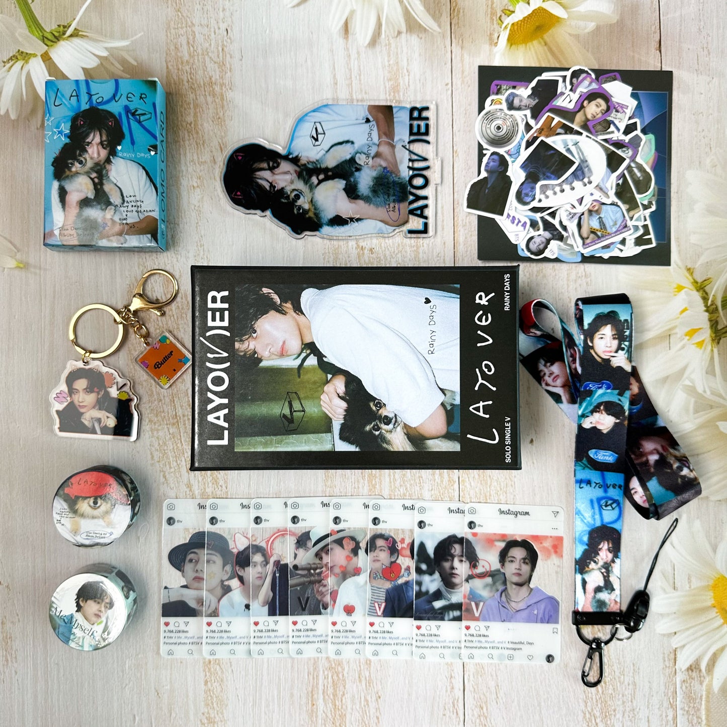 BTS V 'Layover' ARMY Gift Box