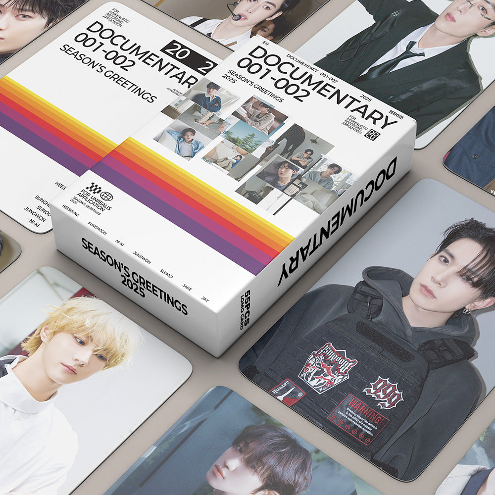 Enhypen '2025 Season's Greetings' 55-Piece Photocard Collector's Set
