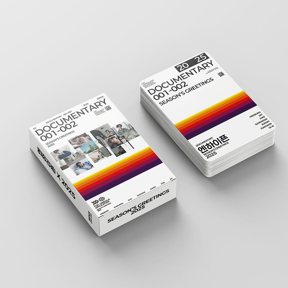 Enhypen '2025 Season's Greetings' 55-Piece Photocard Collector's Set