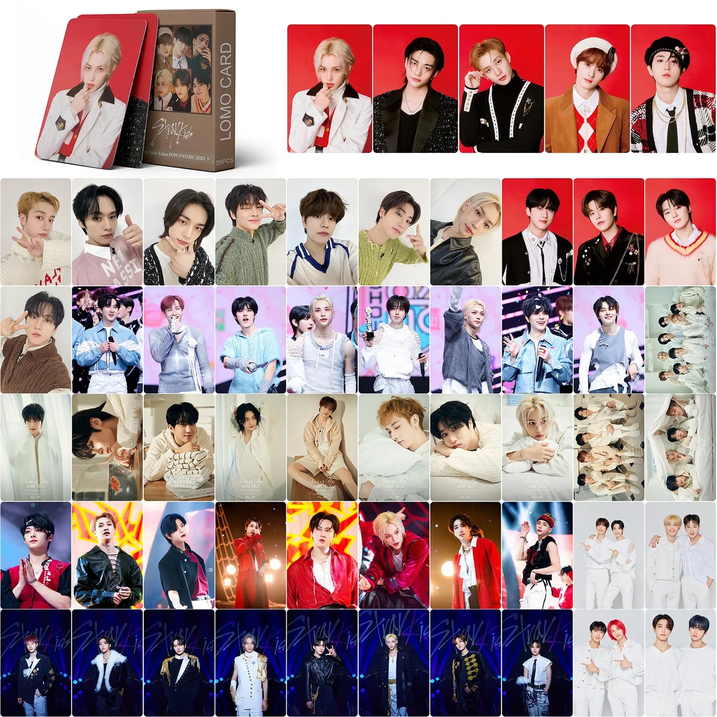 Stray Kids 55-Piece Photocard Collector's Set