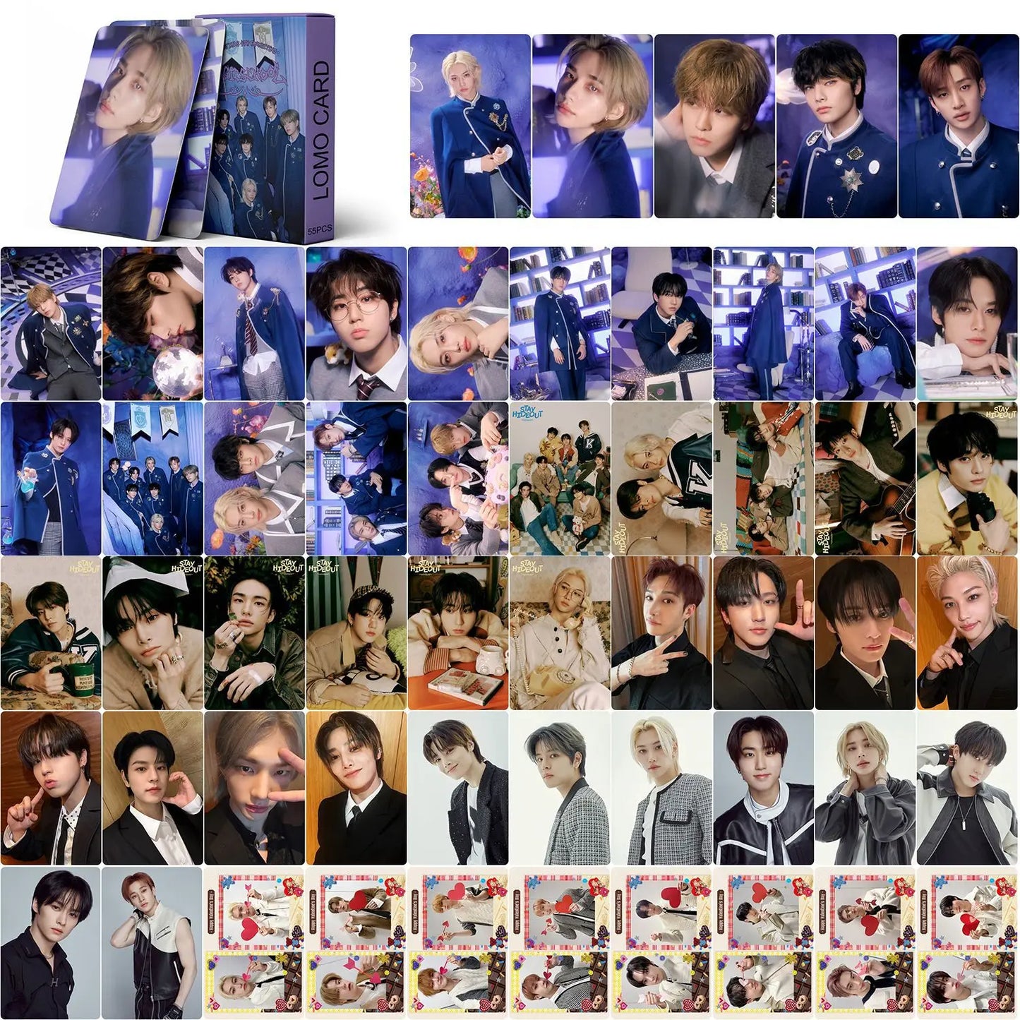 Stray Kids 55-Piece Photocard Collector's Set