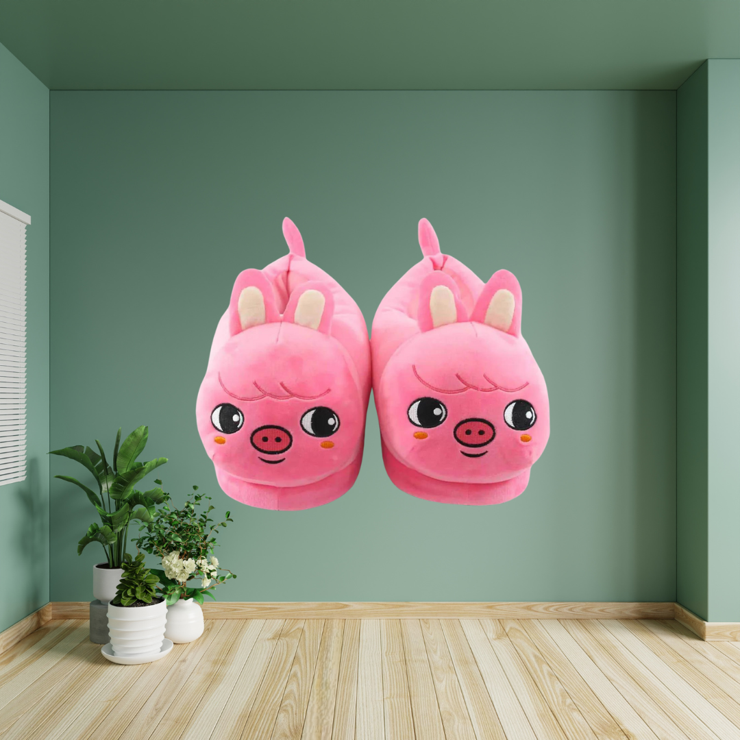 Stray Kids SKZOO Plush Slippers