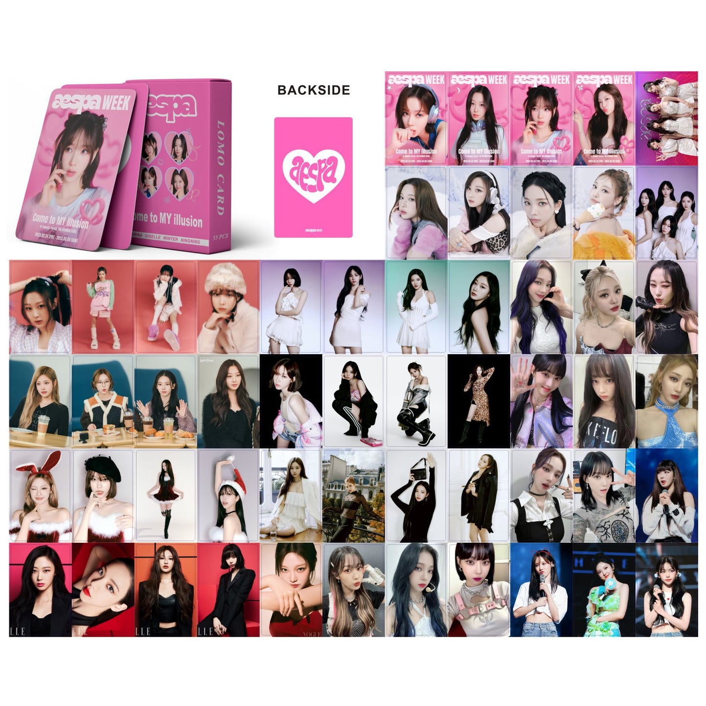 aespa 55-Piece Photocard Collector's Set