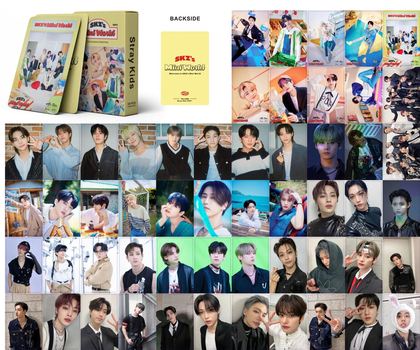 Stray Kids 55-Piece Photocard Collector's Set