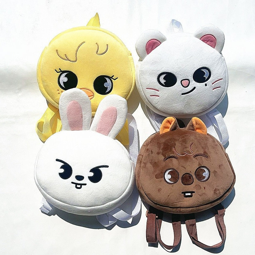 Stray Kids SKZOO Cute Plush Backpack