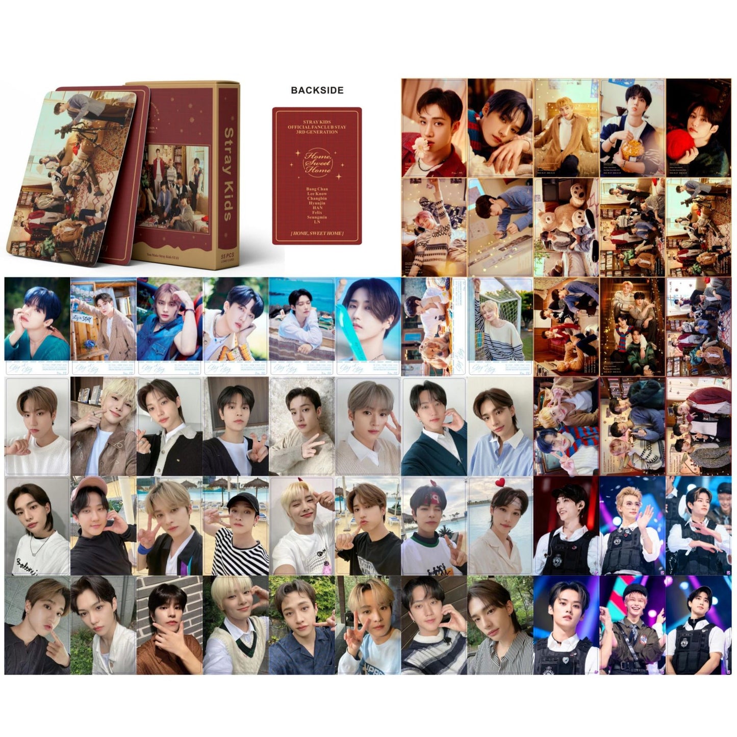 Stray Kids 55-Piece Photocard Collector's Set