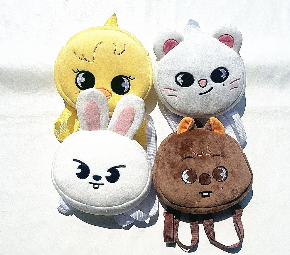 Stray Kids SKZOO Cute Plush Backpack