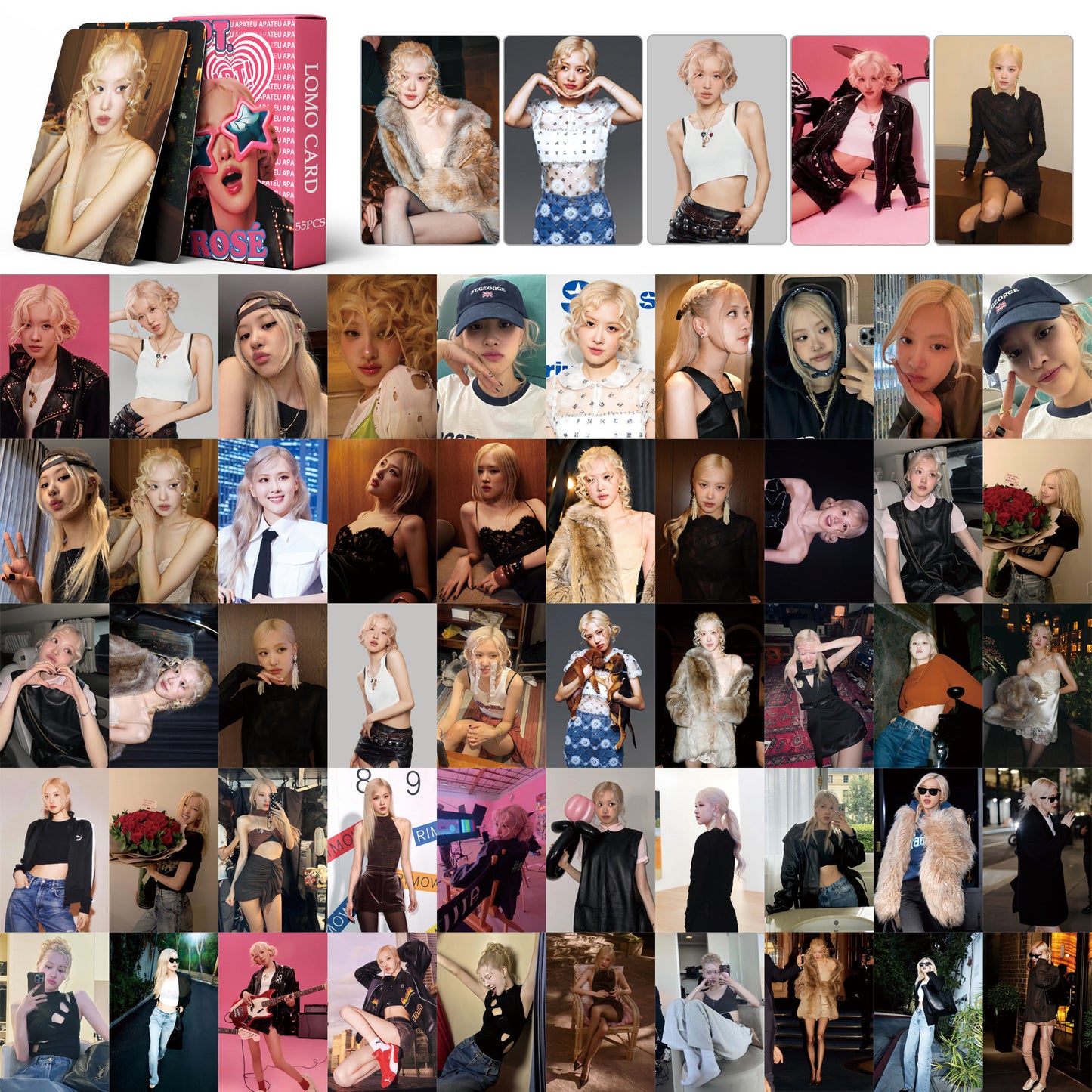 Rosé 'Apt.' 55-Piece Photocard Collector's Set