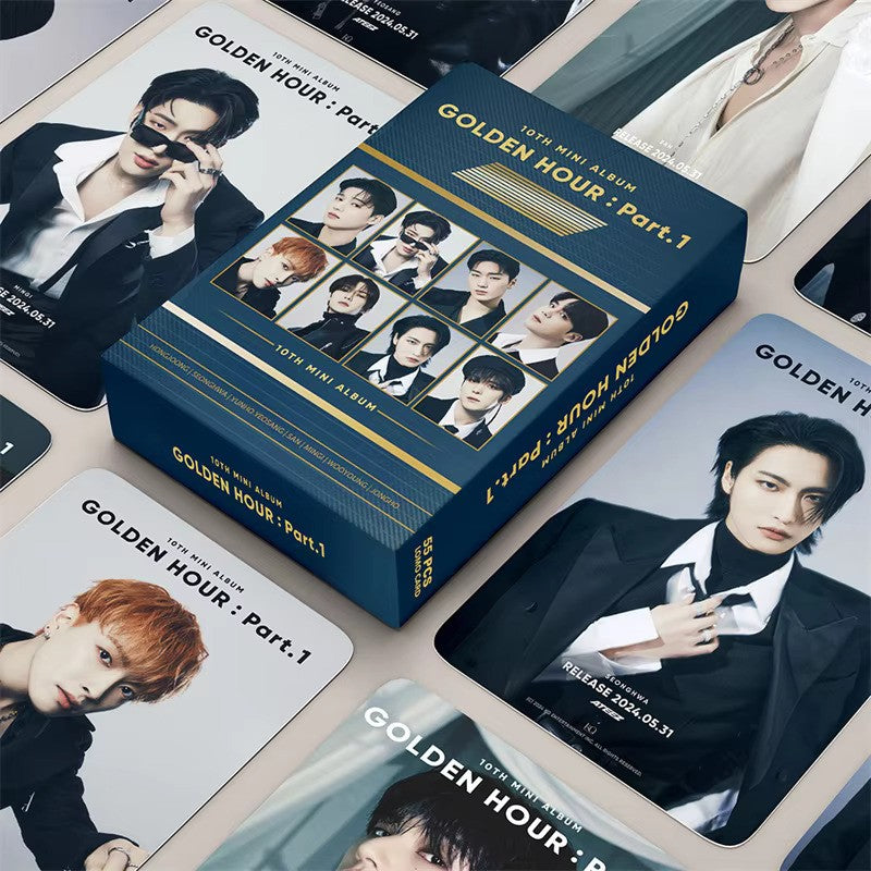 Ateez 55-Piece Photocard Collector's Set