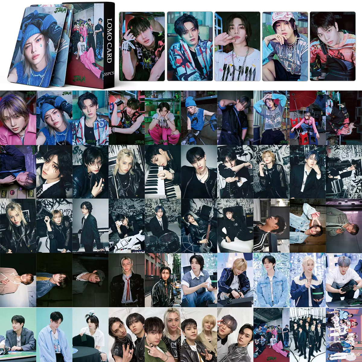 Stray Kids 55-Piece Photocard Collector's Set