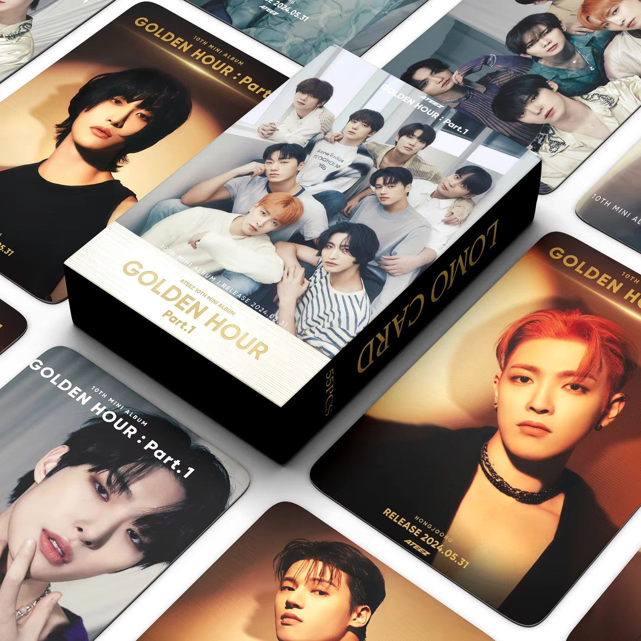 Ateez 55-Piece Photocard Collector's Set